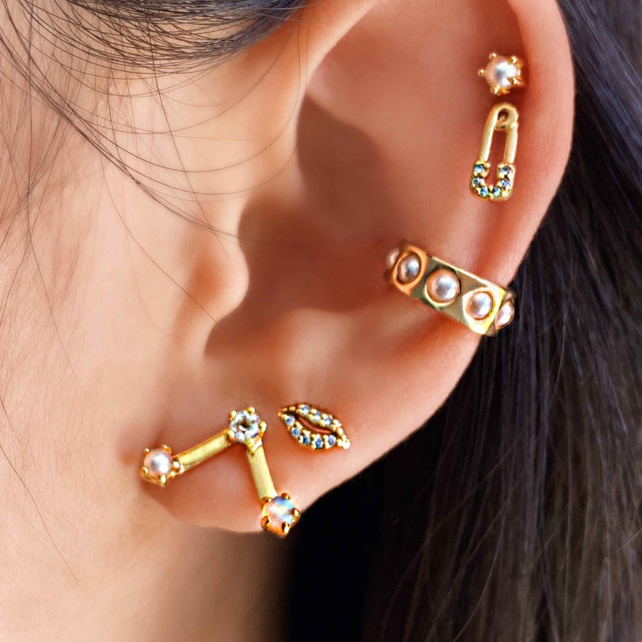 pearl-ear-cuff-stacked-earrings