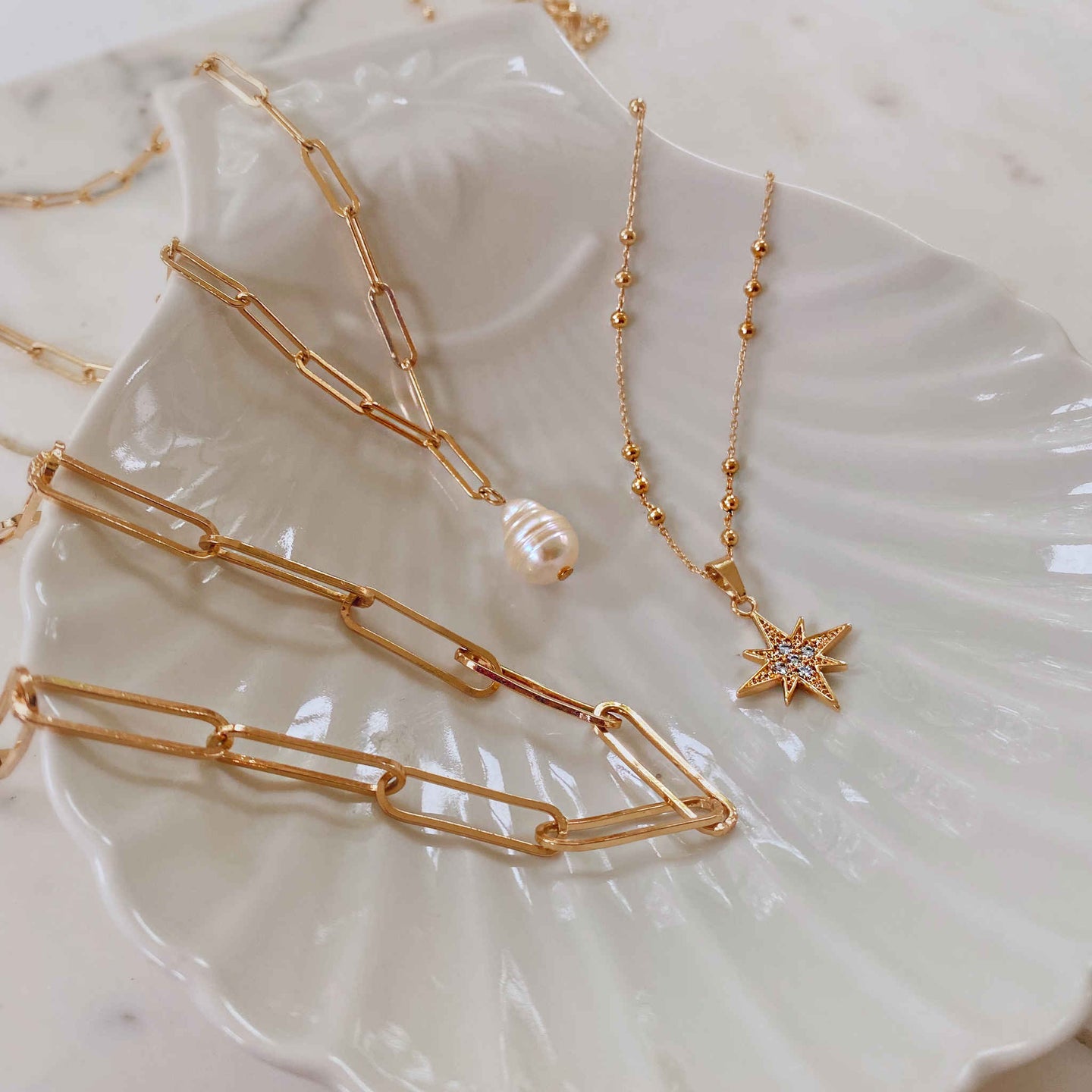 gold necklaces for layering in Australia