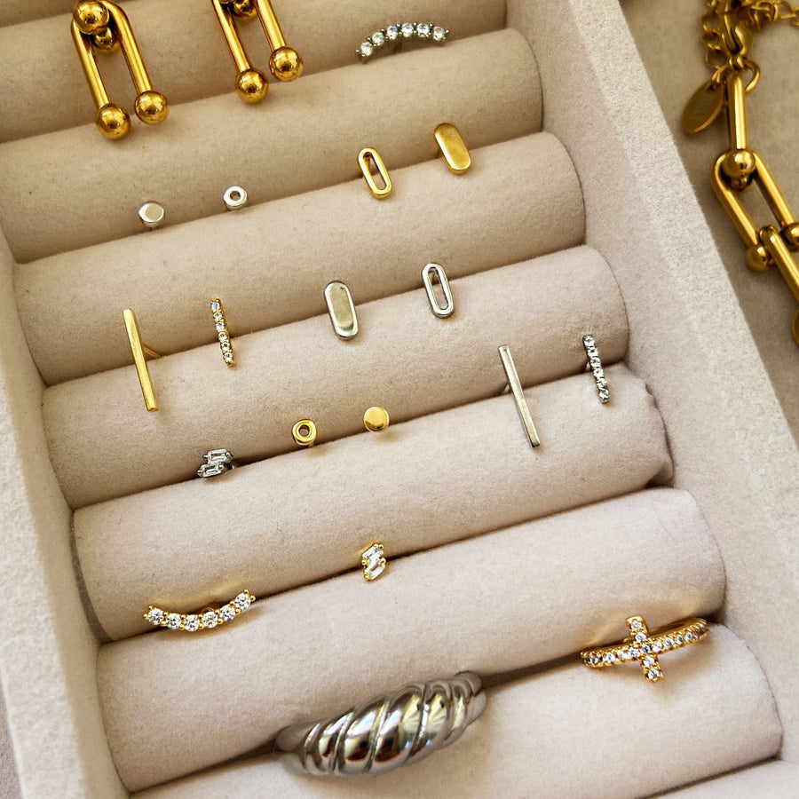earrings in jewellery box