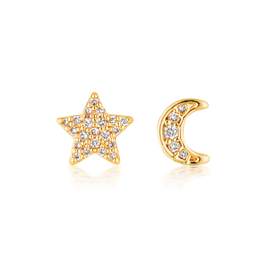 star-moon-mismatched-stacking-studs