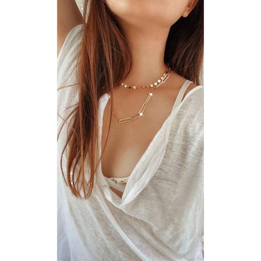 gold-layered-necklaces-layered-with-white-tee