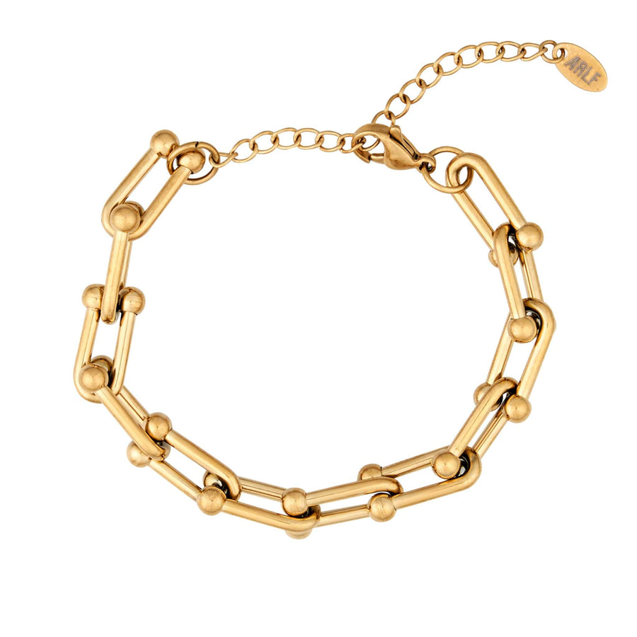 hardware bracelet in gold